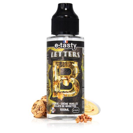 E-liquide B 100ml Letters - E.Tasty