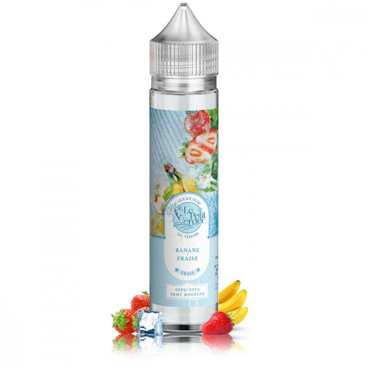 E-liquide Banane Fraise Frais 50ml Le Petit Verger - Savourea