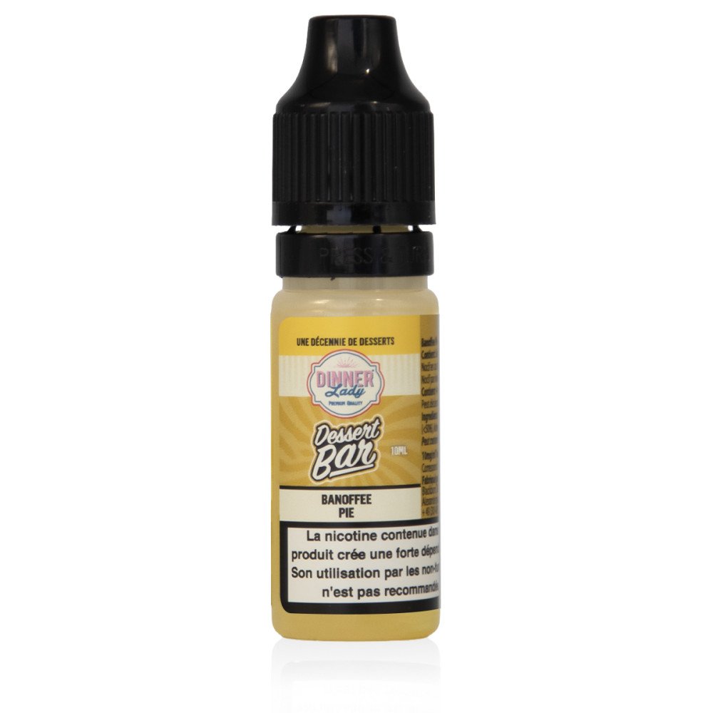 E-liquide Banoffee Pie Sel de Nicotine Dessert Bar - Dinner Lady