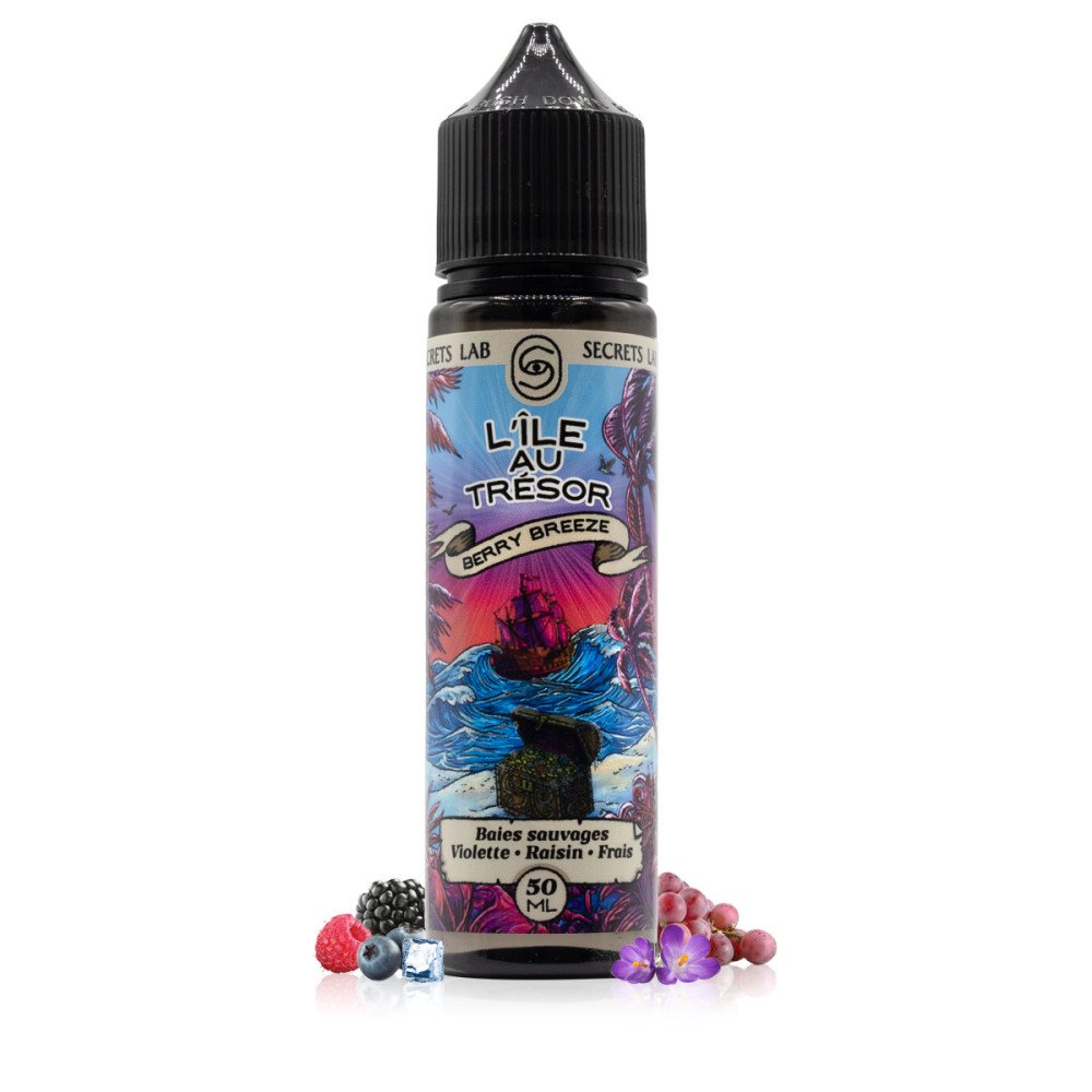 E-liquide Berry Breeze 50ml L'Île au Trésor - Secret's Lab