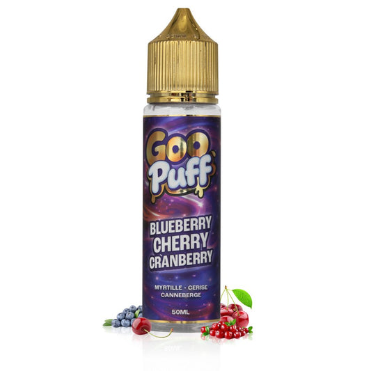 E-liquide Blueberry Cherry Cranberry 50ml Goo Puff - Guilab