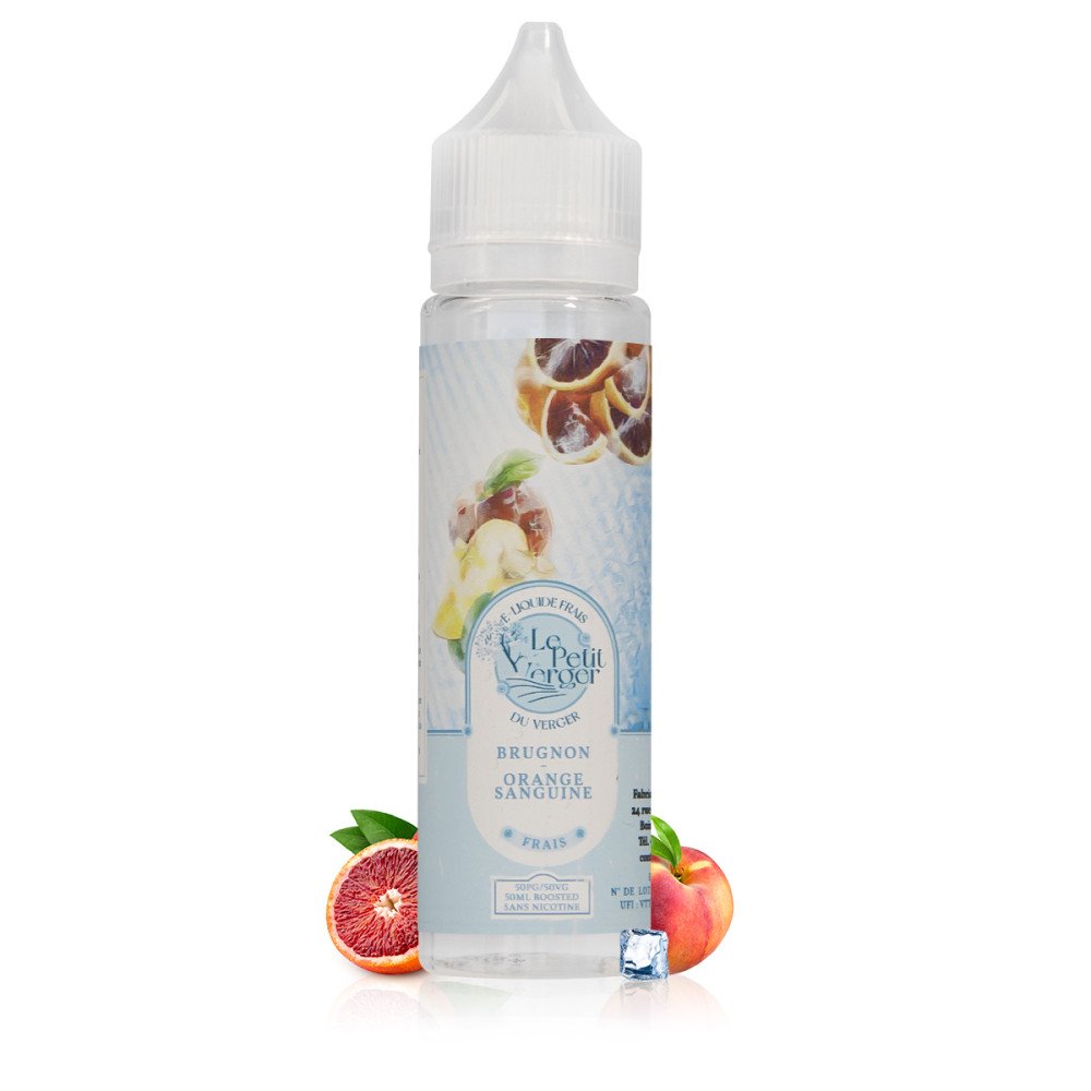 E-liquide Brugnon Orange Sanguine Frais 50ml Le Petit Verger - Savourea