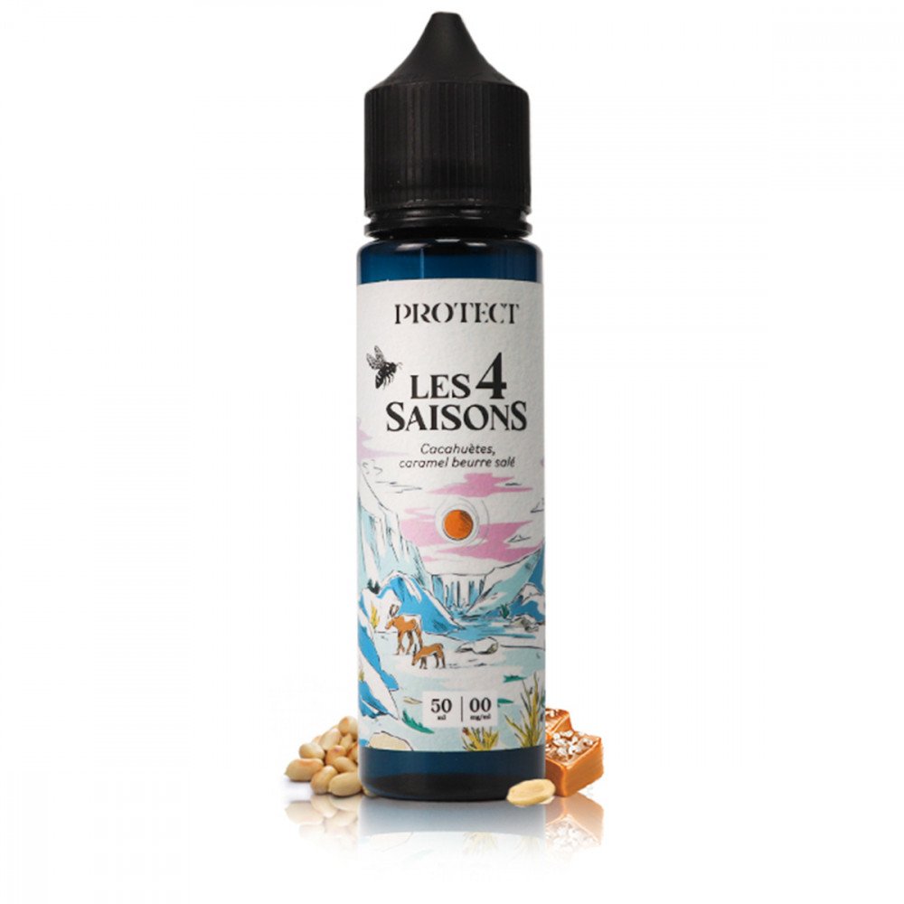 E-liquide Cacahuètes Caramel Beurre Salé 50ml Les 4 Saisons (L'Hiver) - Protect