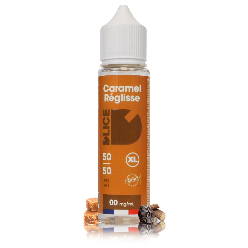 E-liquide Caramel Réglisse 50ml - Dlice