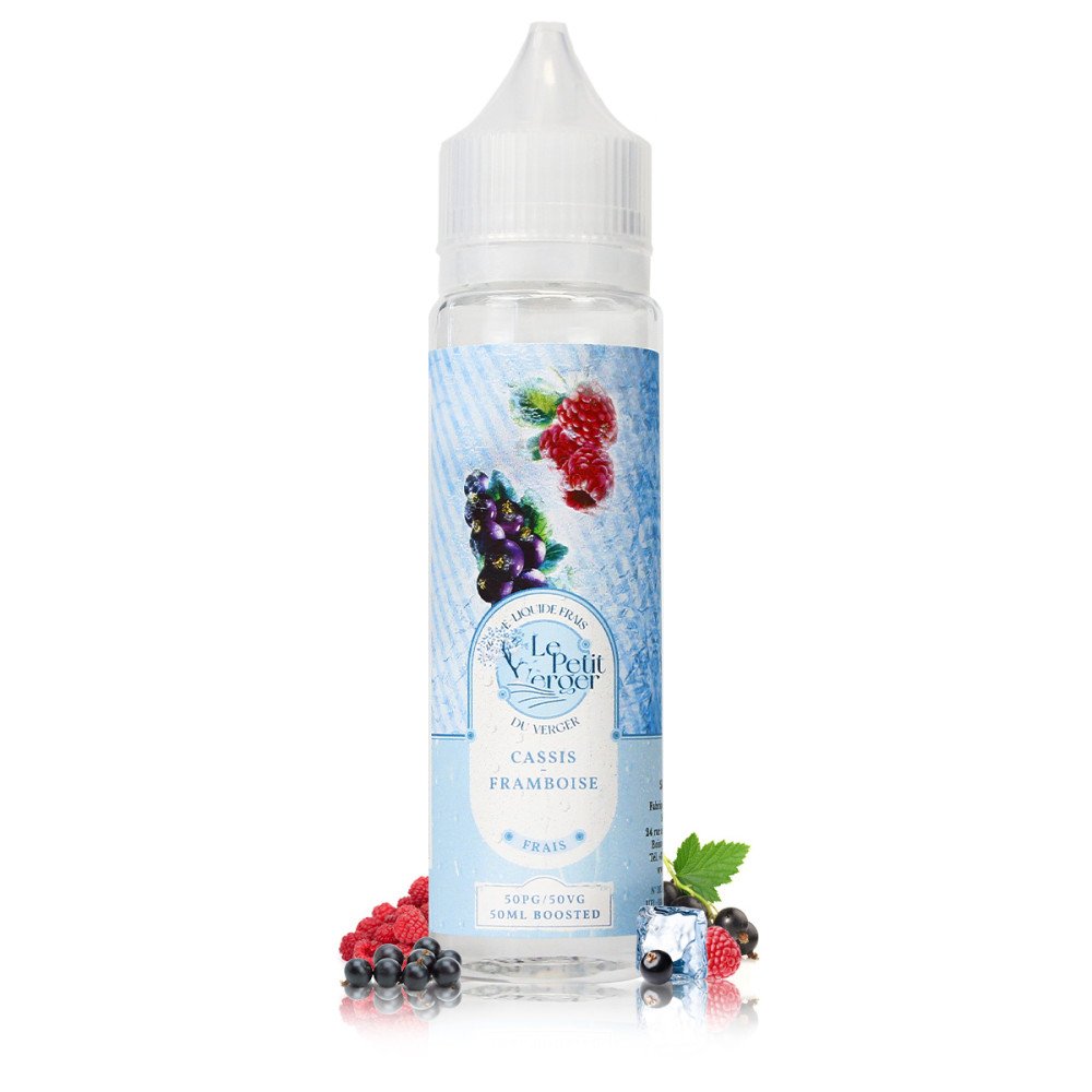 E-liquide Cassis Framboise Frais 50ml Le Petit Verger - Savourea