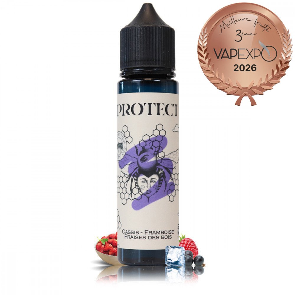 E-liquide Cassis Framboise Fraises des Bois 50ml Parrainage - Protect