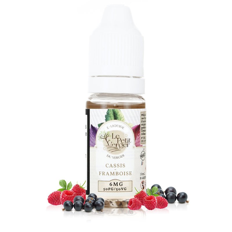 E-liquide Cassis Framboise Le Petit Verger - Savourea