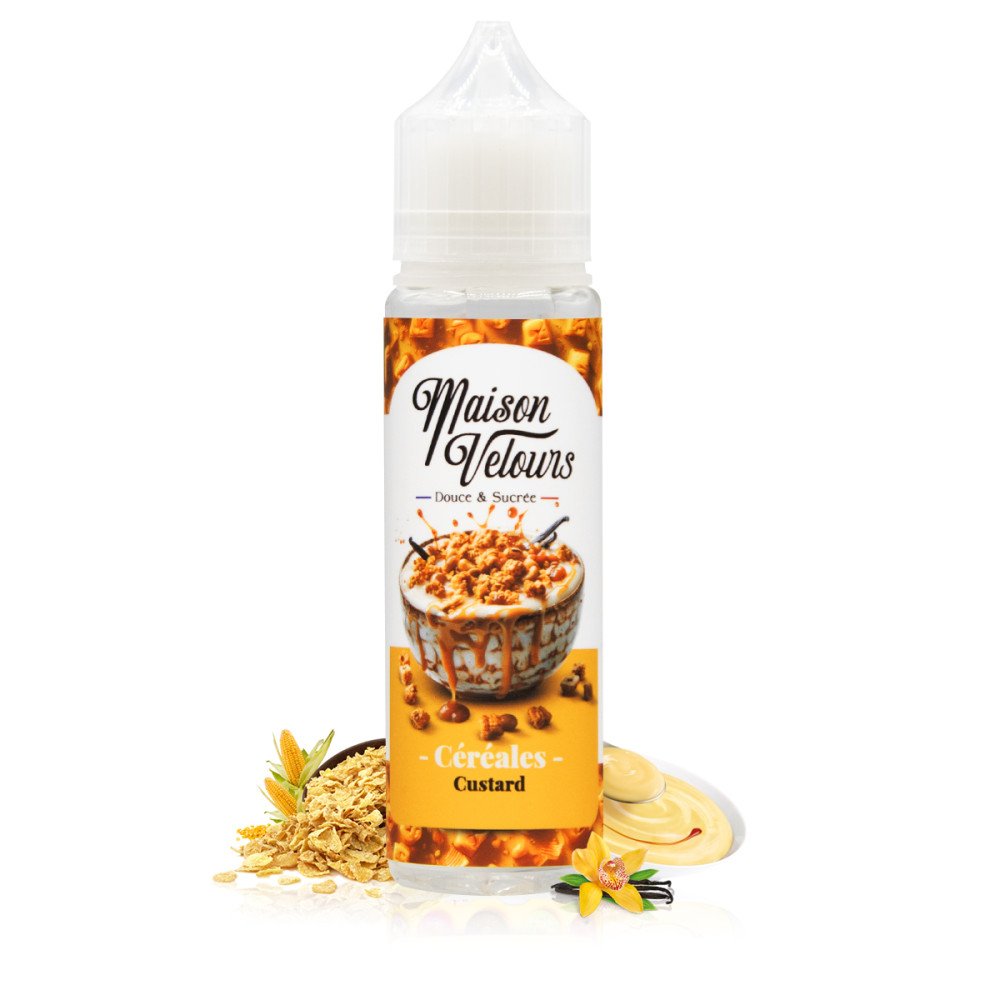 E-liquide Céréales Custard 50ml - Maison Velours