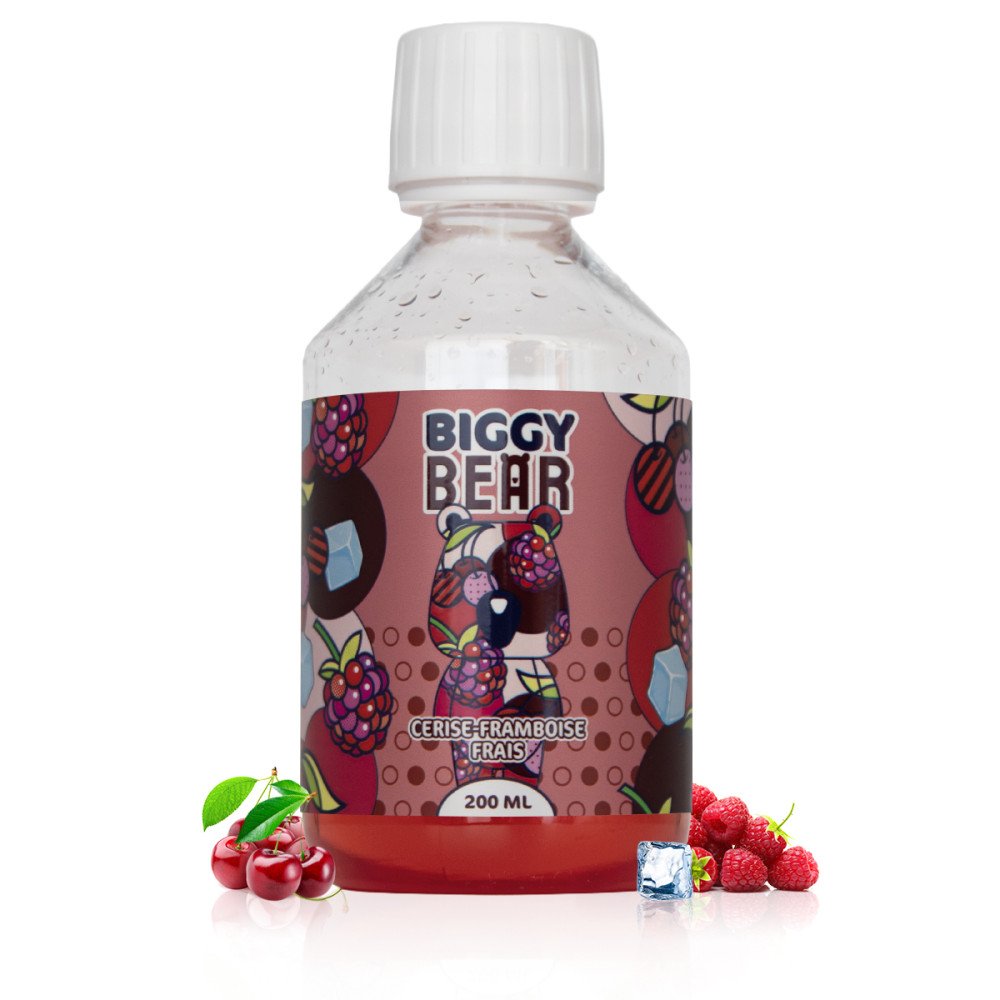 E-liquide Cerise Framboise Frais 200ml - Biggy Bear