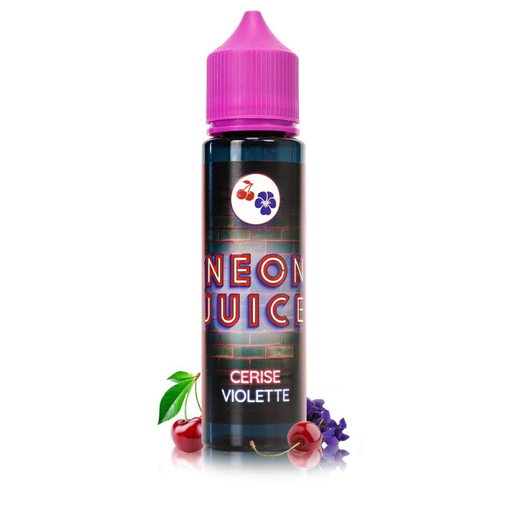 E-liquide Cerise Violette 50ml Néon Juice - Biarritz Lab