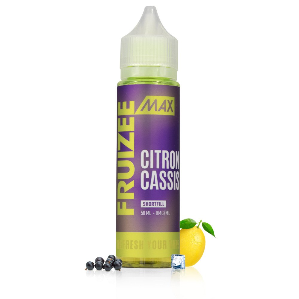 E-liquide Citron Cassis 50ml Fruizee Max - Eliquid France