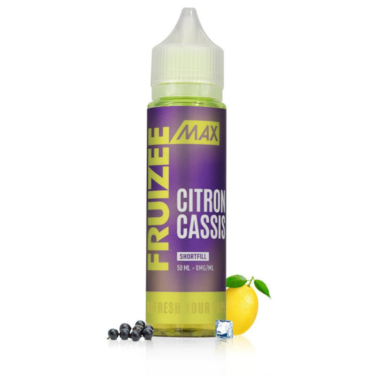 E-liquide Citron Cassis 50ml Fruizee Max - Eliquid France