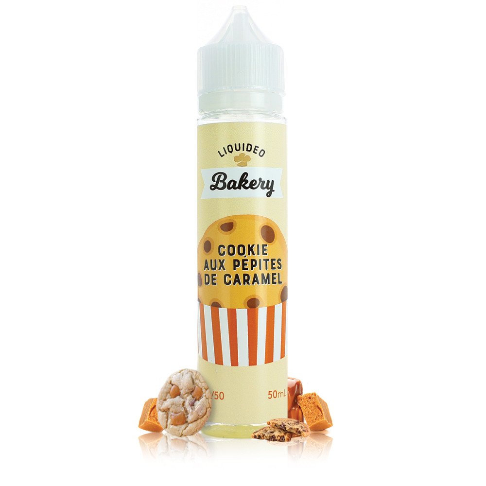 E-liquide Cookie aux Pépites de Caramel 50ml Tentation - Liquideo