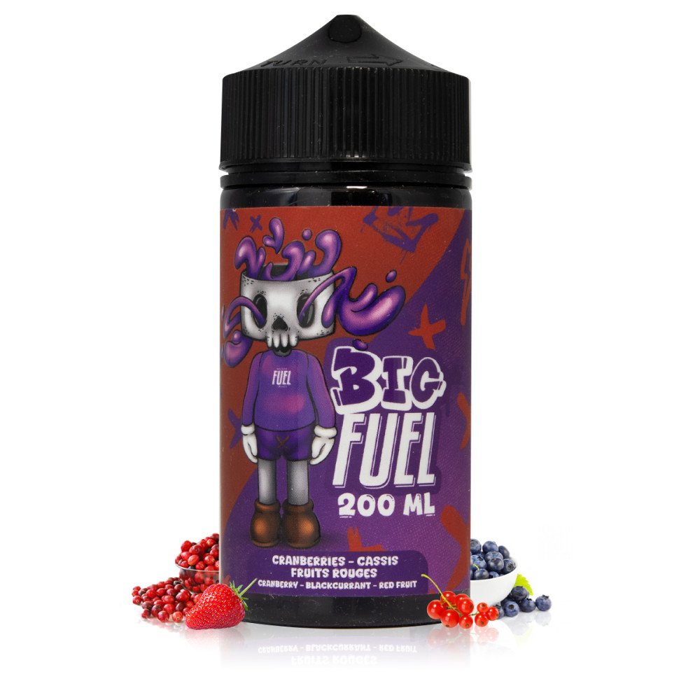 E-liquide Cranberries Cassis Fruits Rouges 200ml Big Fuel - Maison Fuel