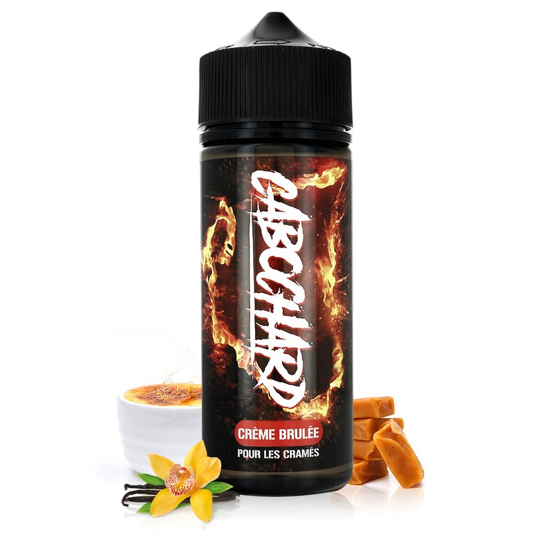E-liquide Crème Brûlée pour les Cramés 100ml - Cabochard
