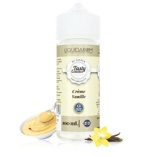 E-liquide Crème Vanille 100ml Tasty Collection - LiquidArom