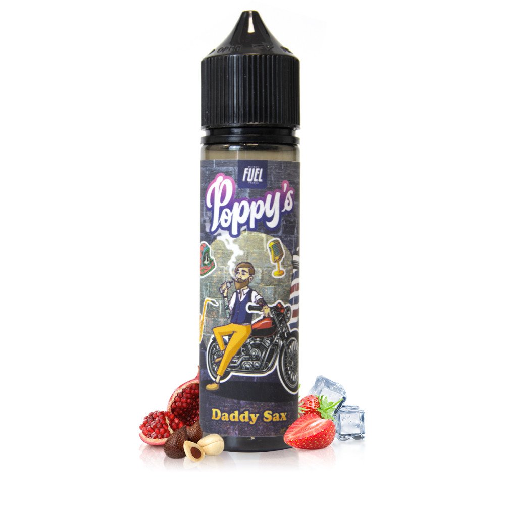 E-liquide Daddy Sax 50ml Poppy's - Maison Fuel