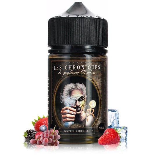 E-liquide Docteur Riddle 50ml Les Chroniques du Professeur Dawkins - Laboratoire H2O