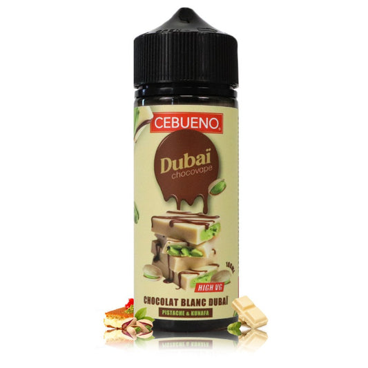 E-liquide Dubaï Chocovape White 100ml - Cebueno