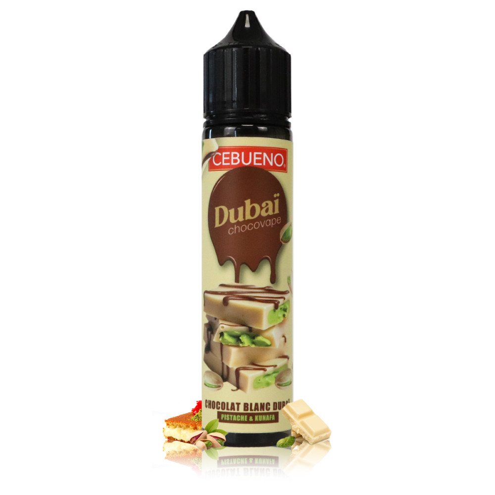 E-liquide Dubaï Chocovape White 50ml - Cebueno