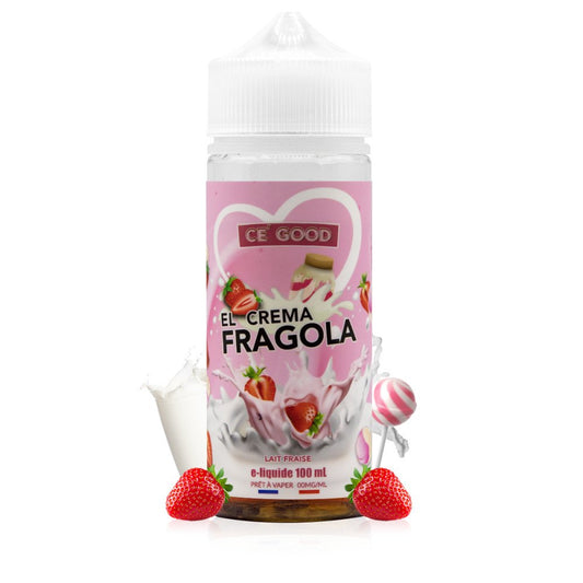 E-liquide El Crema Fragola 100ml - Ce'Good