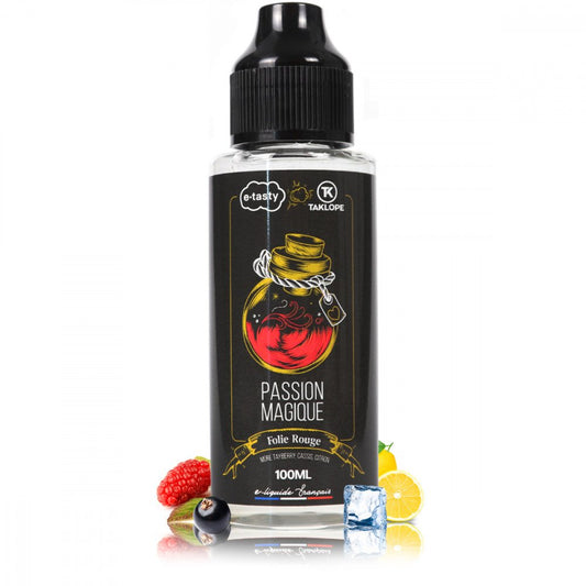 E-liquide Folie Rouge 100ml Passion Magique - E.Tasty X Taklope