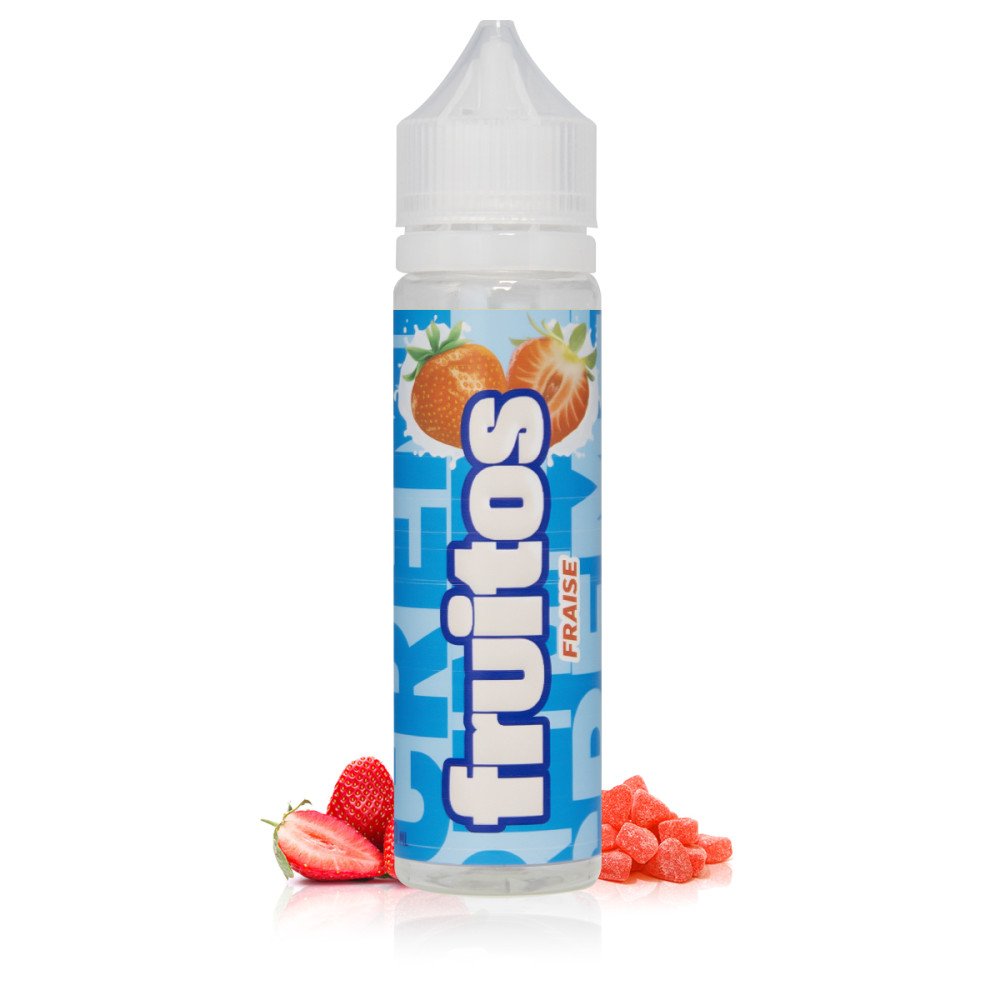 E-liquide Fraise Crème 50ml - Fruitos