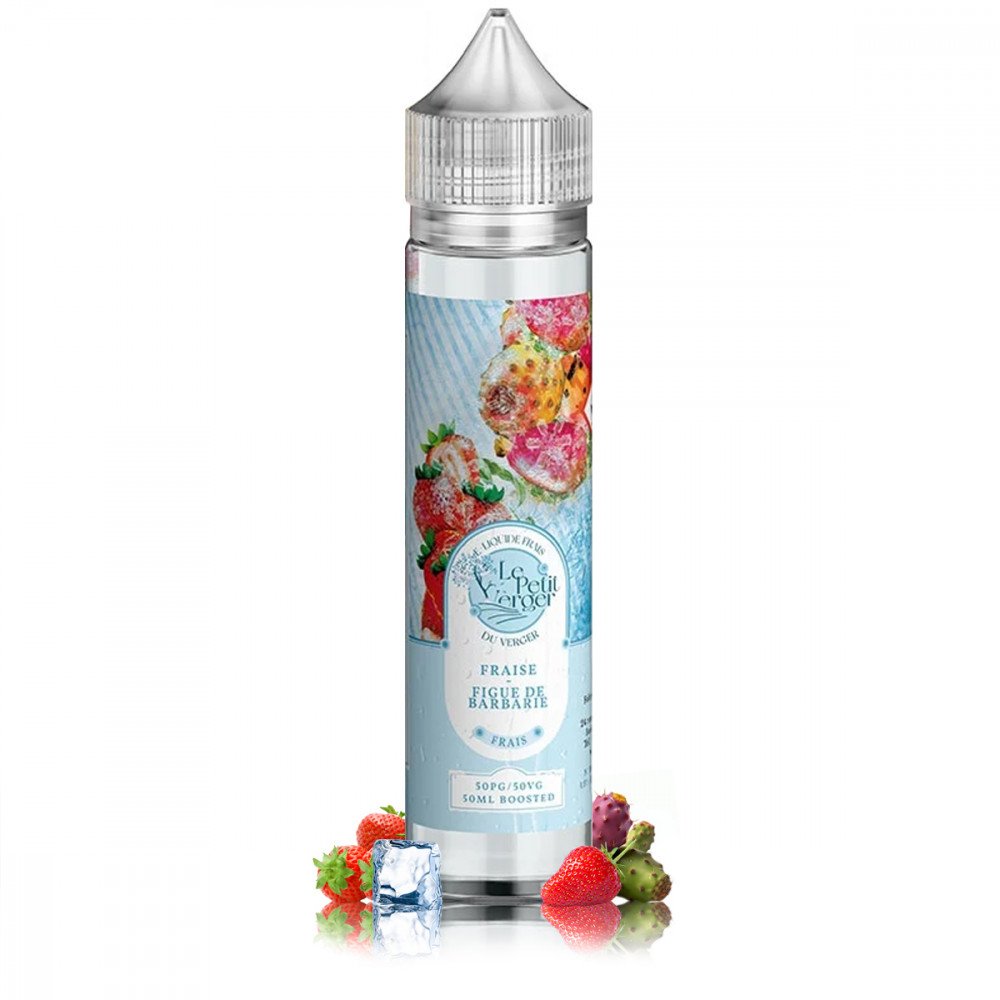 E-liquide Fraise Figue de Barbarie Frais 50ml Le Petit Verger - Savourea