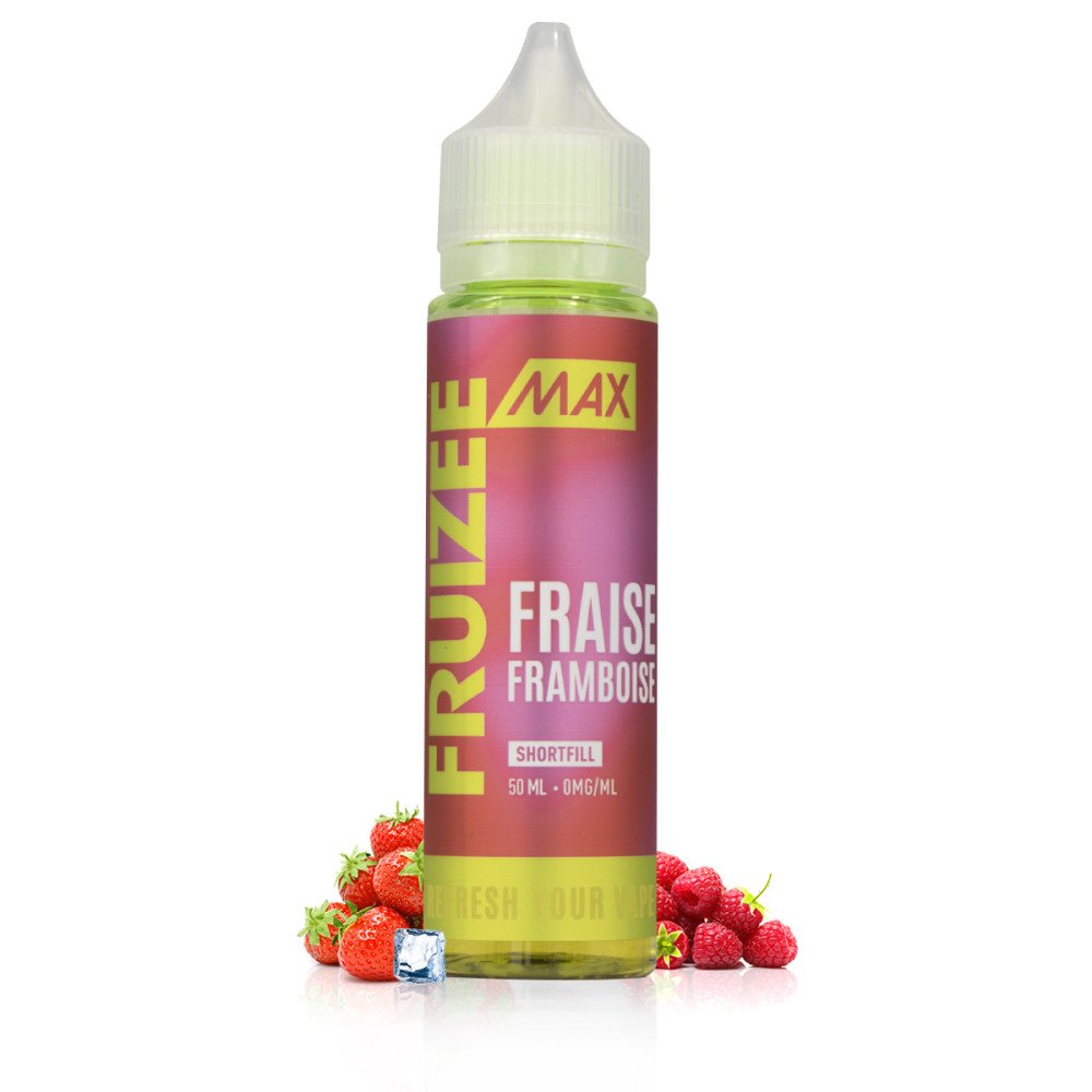 E-liquide Fraise Framboise 50ml Fruizee Max - Eliquid France