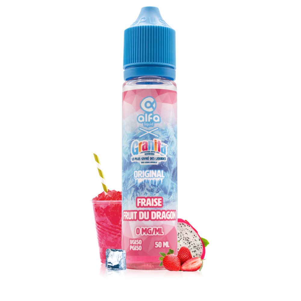 E-liquide Fraise Fruit du Dragon 50ml Granita - Alfaliquid