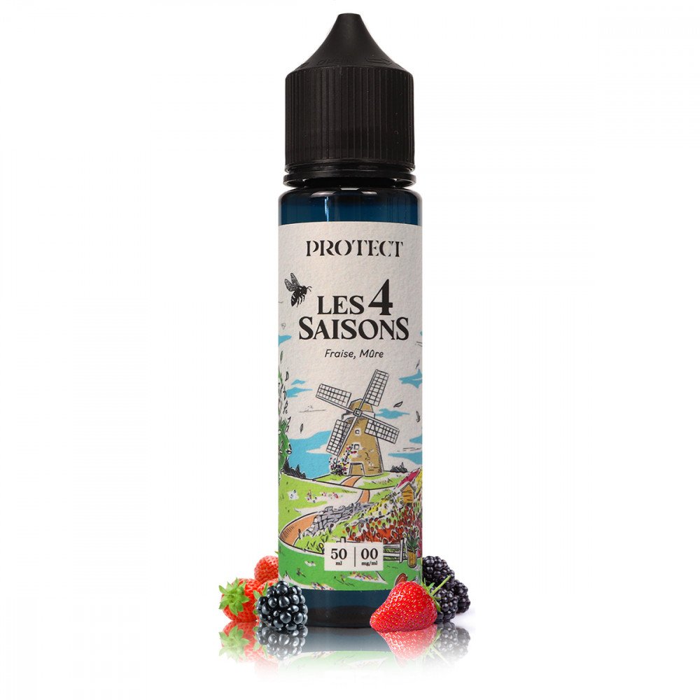 E-liquide Fraise, Mûre 50ml Les 4 Saisons (Le Printemps) - Protect