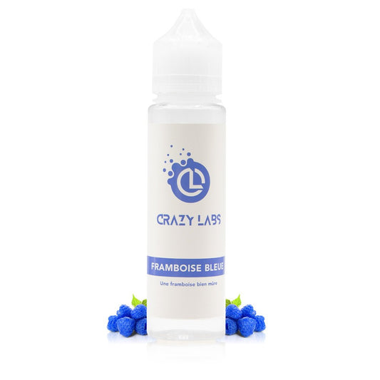 E-liquide Framboise Bleue 50ml - Crazy Labs