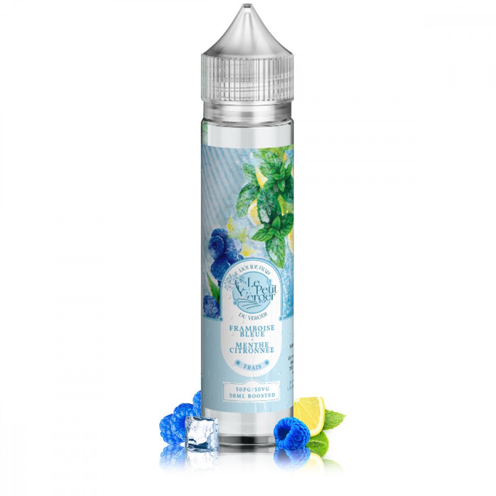 E-liquide Framboise Bleue Menthe Citronnée Frais 50ml Le Petit Verger - Savourea