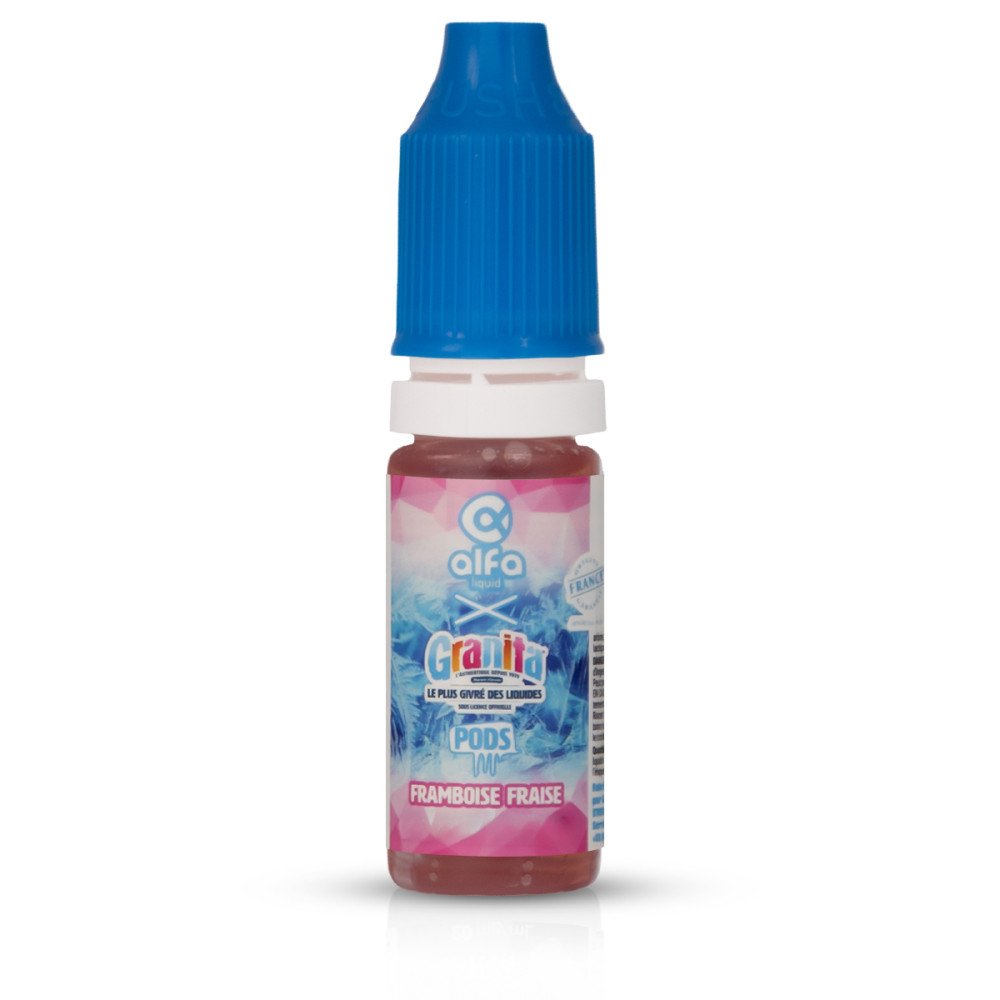 E-liquide Framboise Fraise 10ml Granita Pods - Alfaliquid