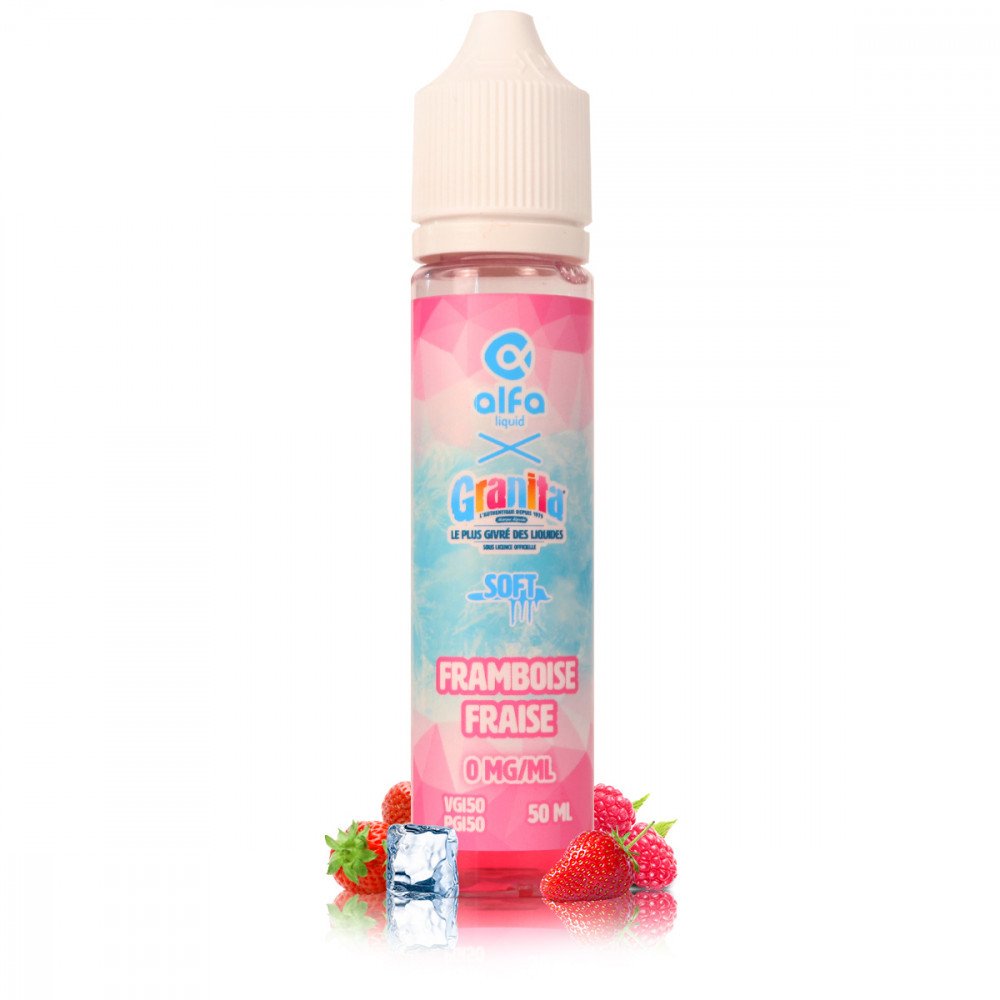 E-liquide Framboise Fraise 50ml Granita Soft - Alfaliquid