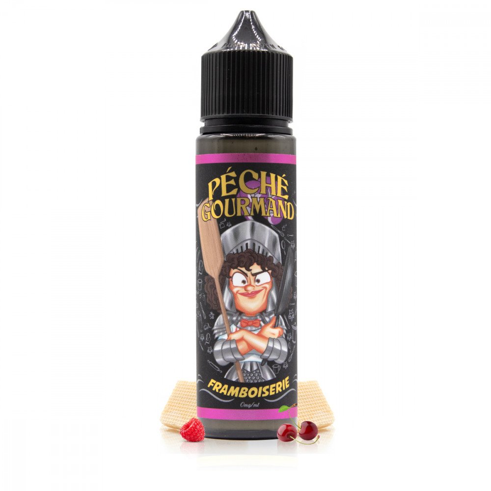 E-liquide Framboiserie 50ml Péché Gourmand - O'Jlab