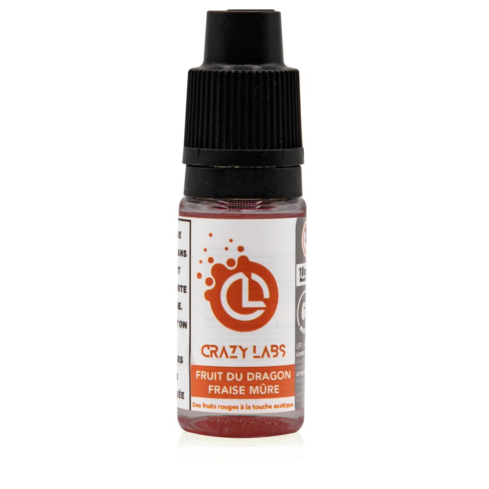 E-liquide Fruit du Dragon Fraise Mûre 10ml - Crazy Labs