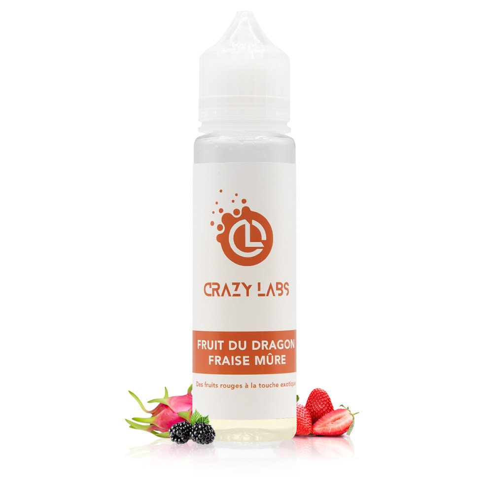 E-liquide Fruit Du Dragon Fraise Mûre 50ml - Crazy Labs