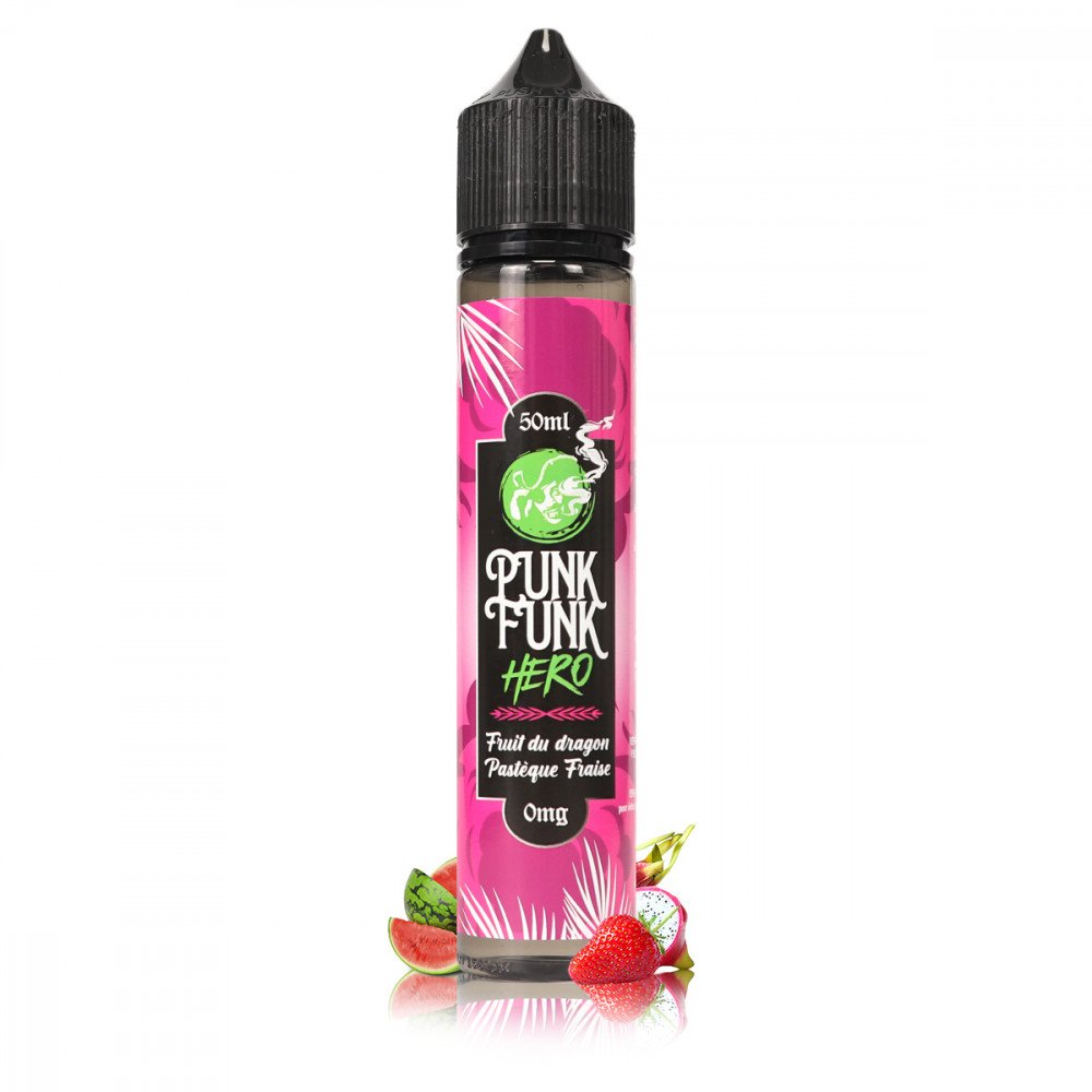 E-liquide Fruit du Dragon Pastèque Fraise 50ml - Punk Funk Hero