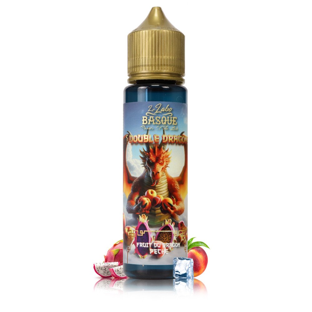 E-liquide Fruit du Dragon Pêche 50ml Double Dragon - Biarritz Lab