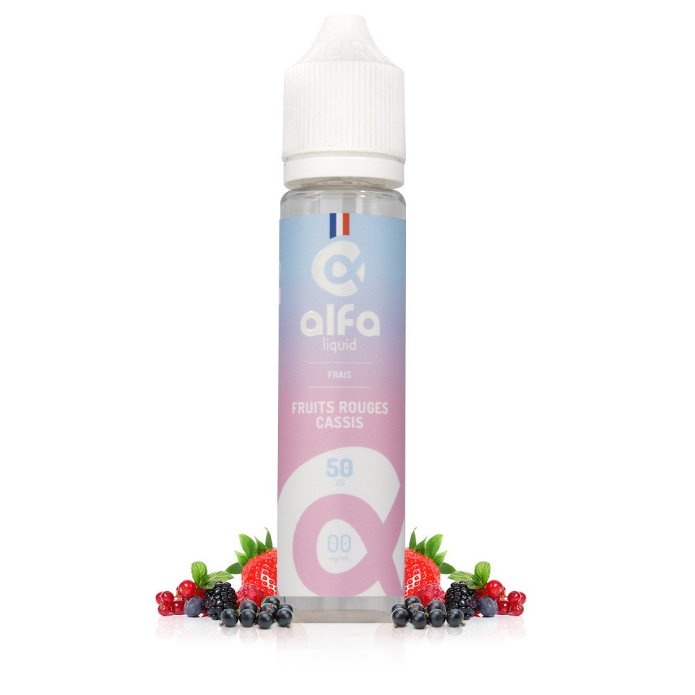 E-liquide Fruits Rouges Cassis 50ml - Alfaliquid
