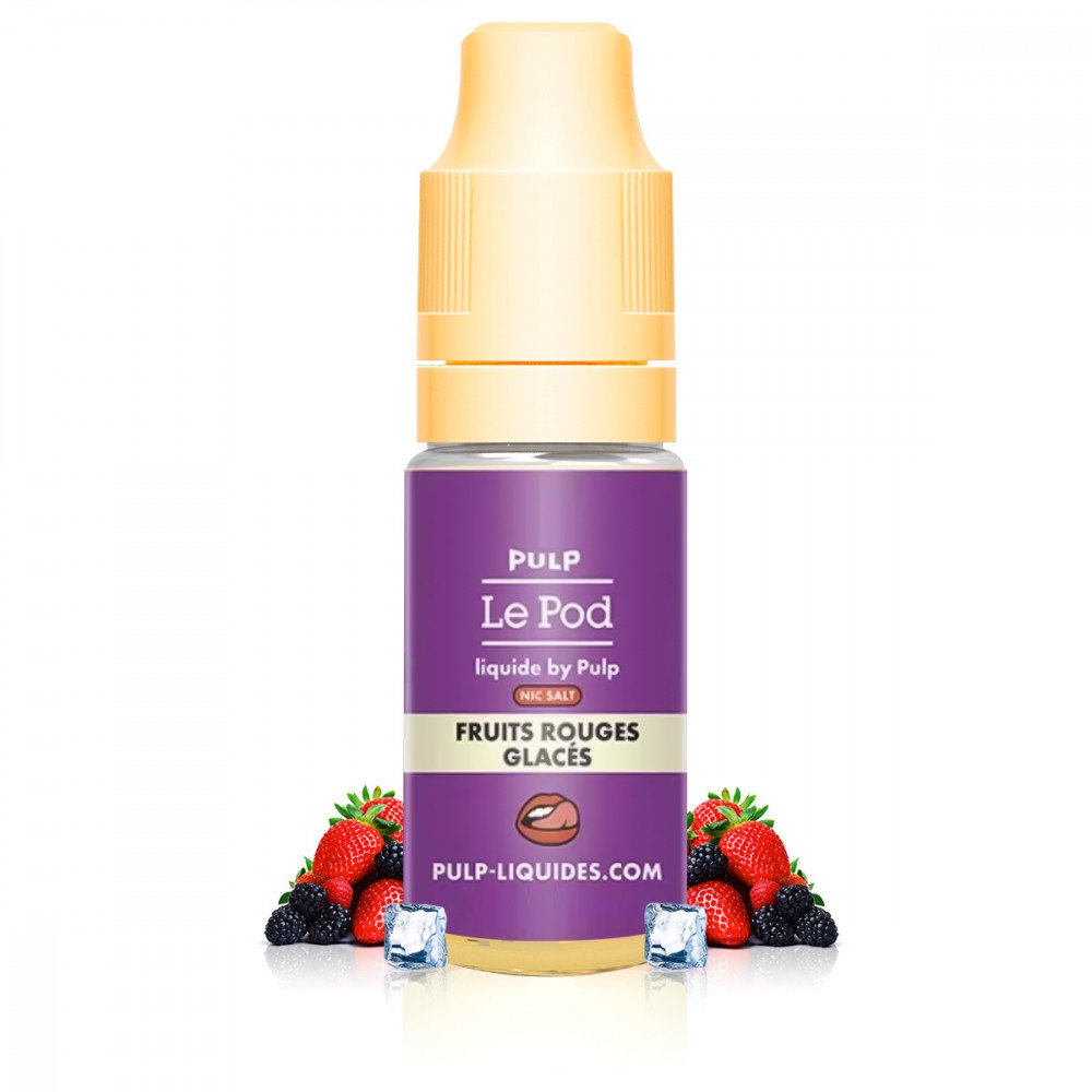 E-liquide Fruits Rouges Glacés 10ml Le Pod Liquide - Pulp
