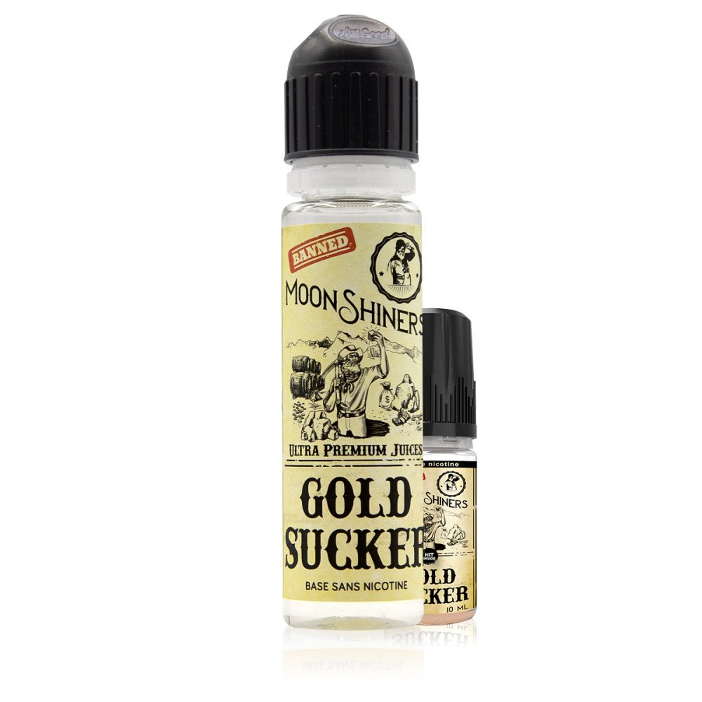 E-liquide Gold Sucker 50ml MoonShiners - Le French Liquide