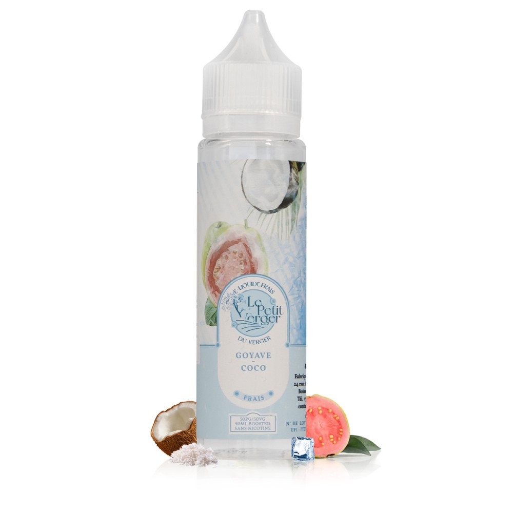 E-liquide Goyave Coco Frais 50ml Le Petit Verger - Savourea