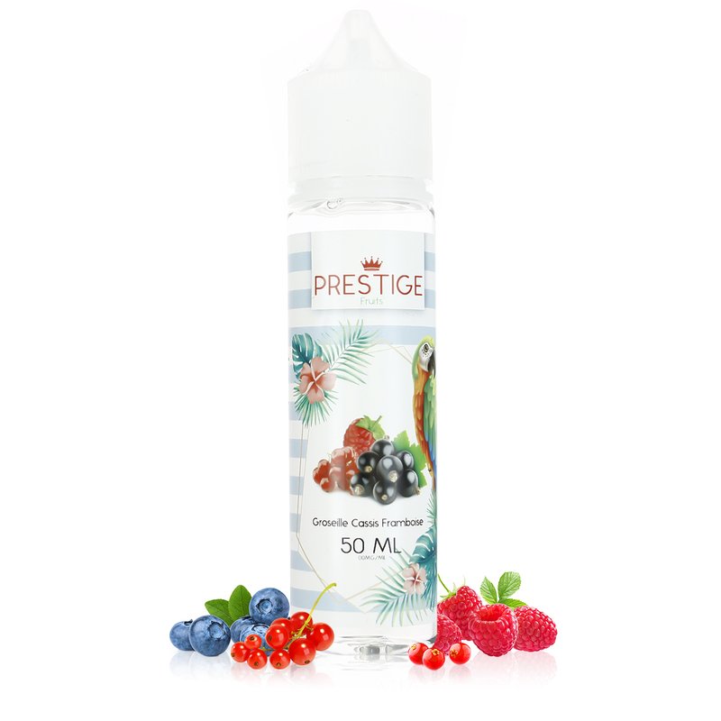 E-liquide Groseille Cassis Framboise 50ml Fruits - Prestige