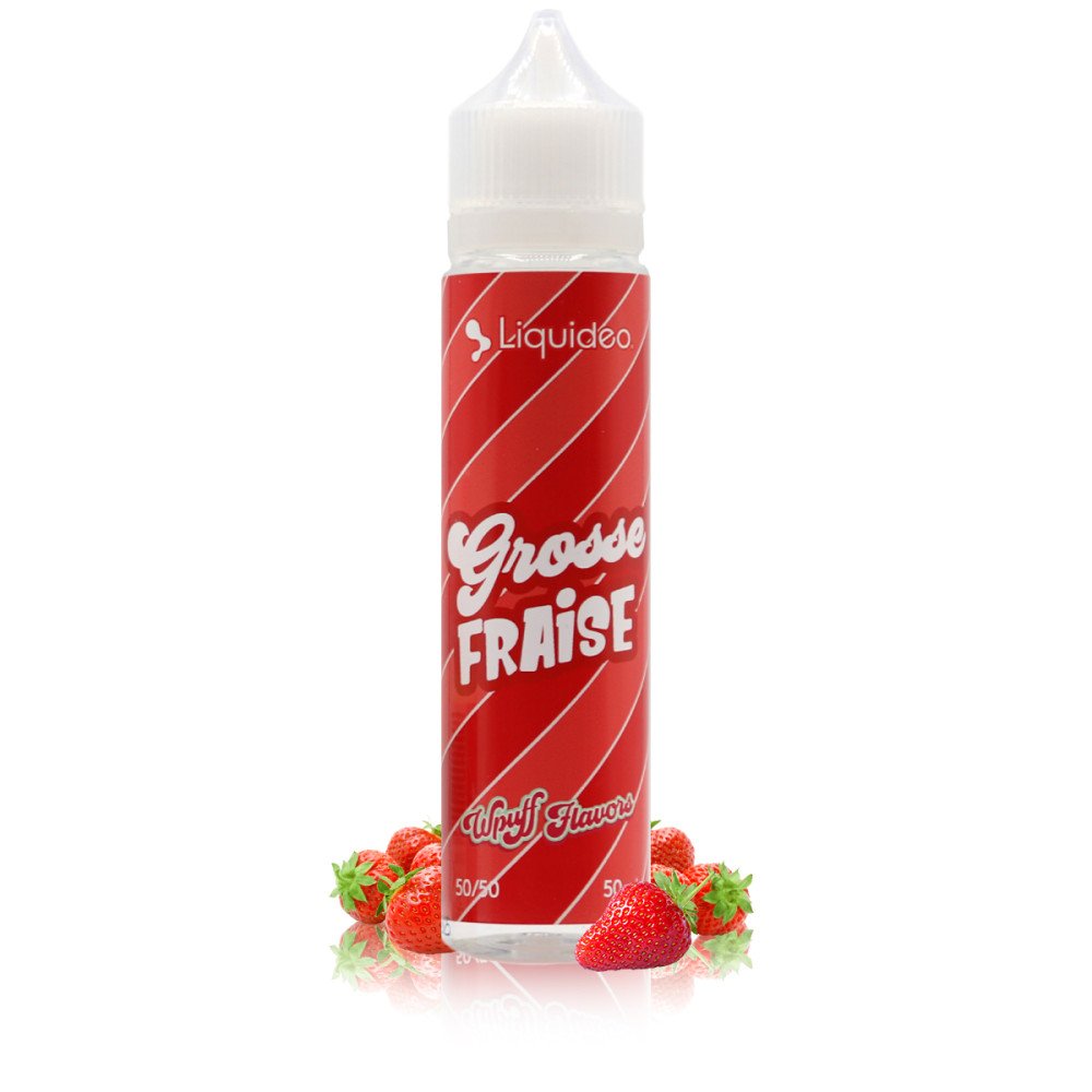 E-liquide Grosse Fraise 50ml Wpuff Flavor - Liquideo