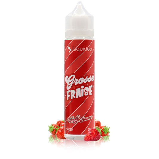 E-liquide Grosse Fraise 50ml Wpuff Flavor - Liquideo