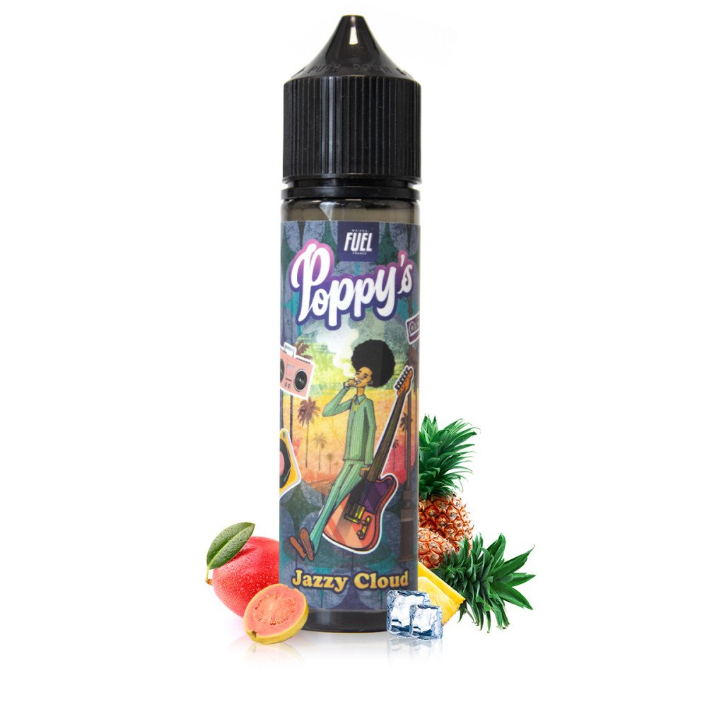 E-liquide Jazzy Cloud 50ml Poppy's - Maison Fuel