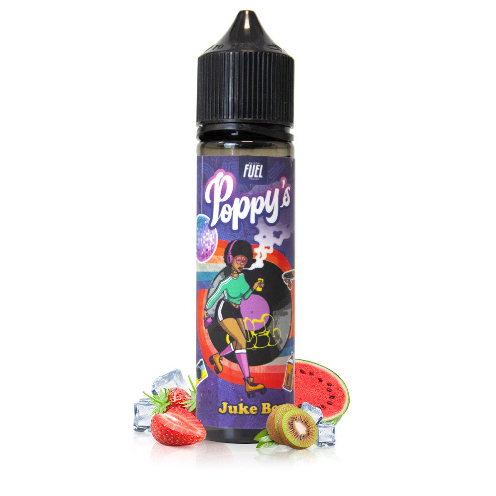 E-liquide Juke Box 50ml Poppy's - Maison Fuel