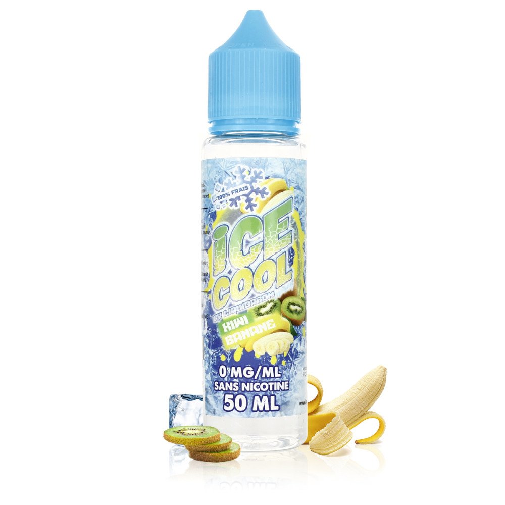 E-liquide Kiwi Banane 50ml Ice Cool - LiquidArom